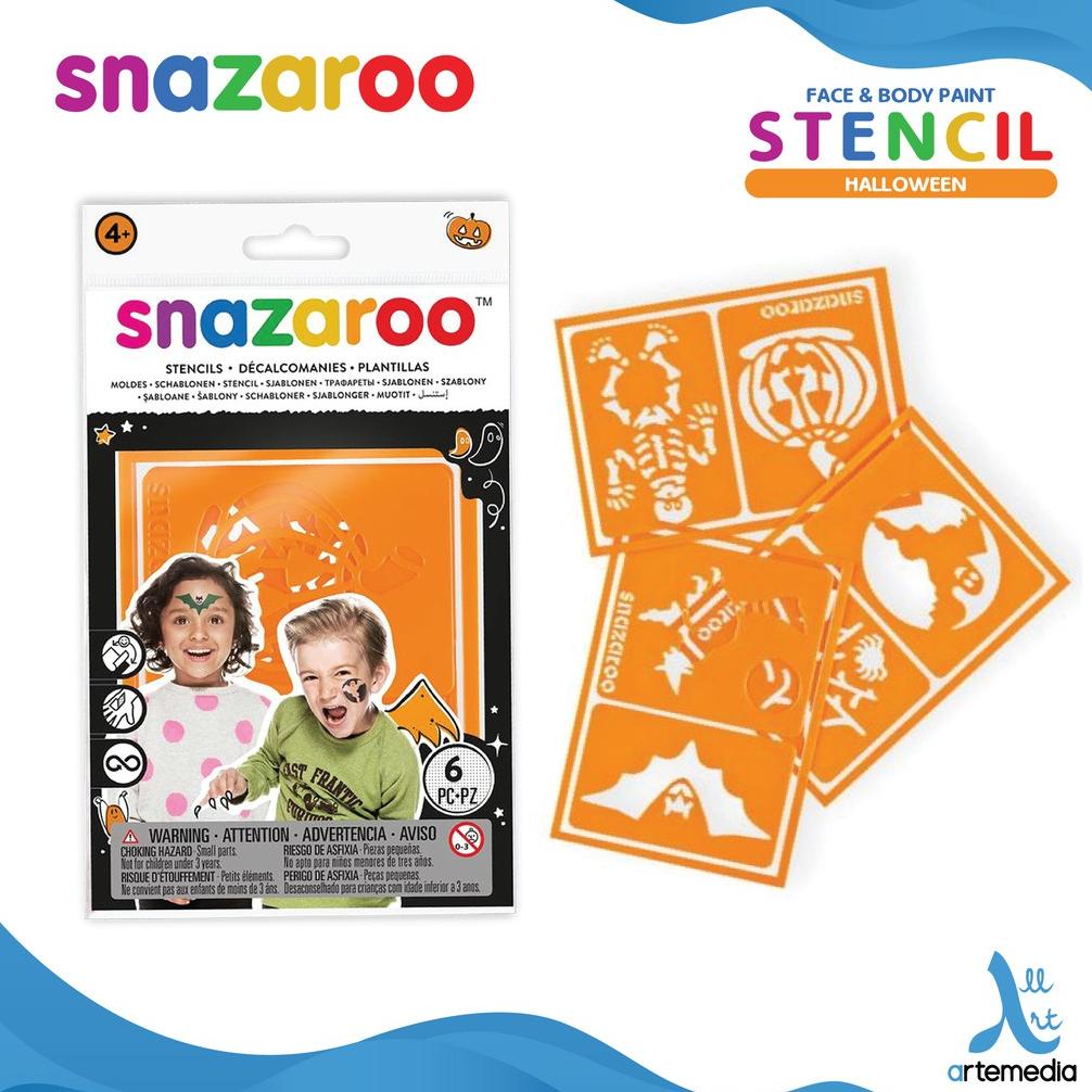 Jual Cetakan Stensil Snazaroo Stencil Set Face Body Paint Shopee