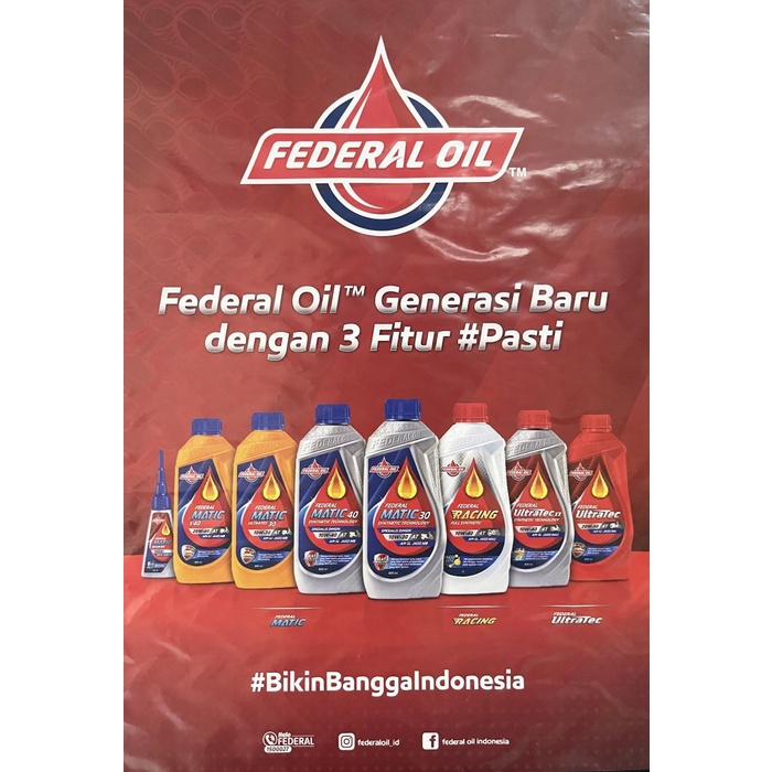 Jual Oli Mesin Motor Federal Racing SAE 10W 40 API SL 1L Shopee