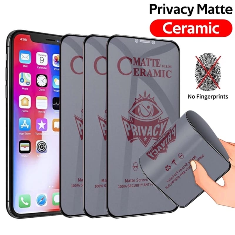 Jual Mjt Iphone Tempered Anti Gores Privacy Ceramic Matte Anti Spy Tg