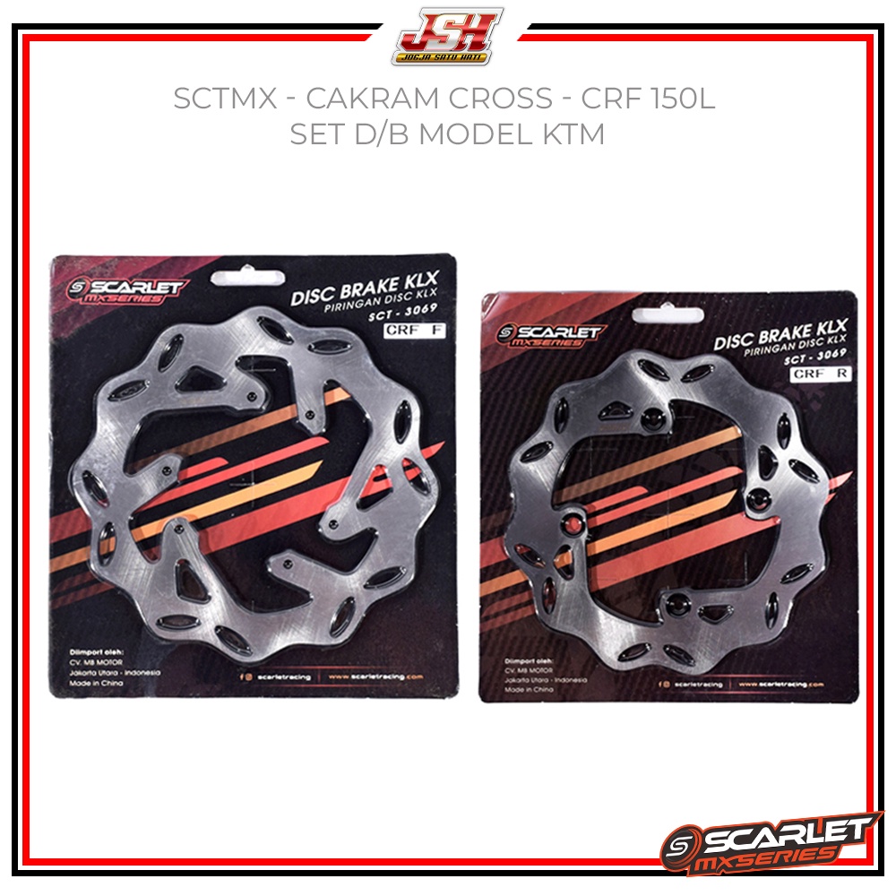 Jual Cakram Set Depan Belakang Model Ktm Scarlet And Disk Piringan