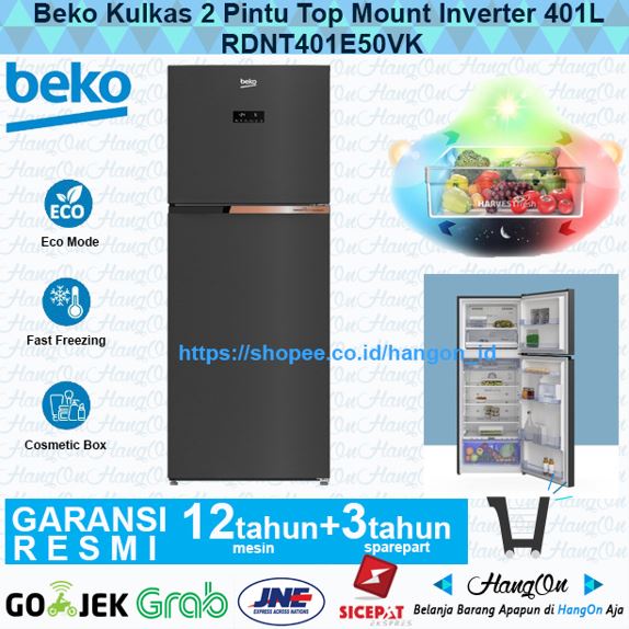 Jual Beko Rdnt E Vk Kulkas Pintu Liter Top Mount Inverter