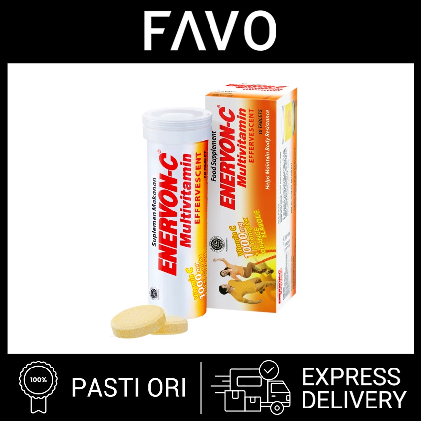 Jual Suplemen Vitamin Enervon C Effervescent Multivitamin Tablet