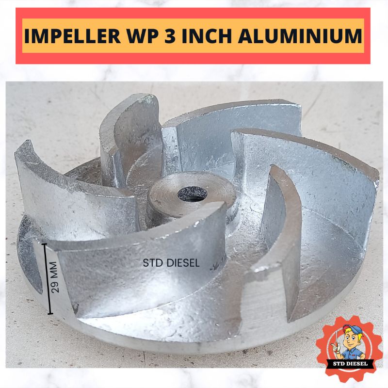 Jual Impeller Impeler Kipas Pompa Air Water Pump Wp Inch As Mm