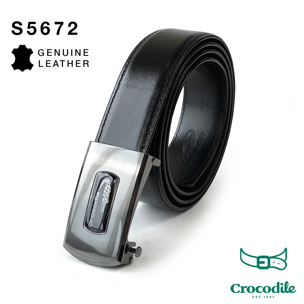 Jual Crocodile S5672 Ikat Pinggang Kulit Pria Leather Belt Original