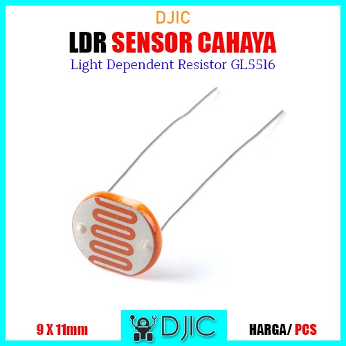 Jual Ldr Sensor Cahaya Gl Photoresistor Djic Shopee Indonesia