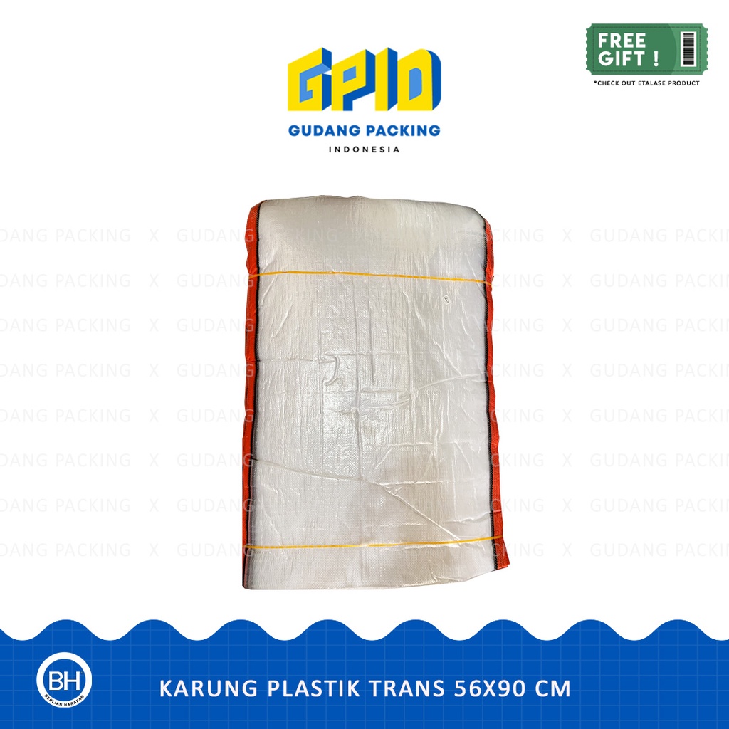 Jual Karung Plastik Transparan Ukuran Beras Kg X Isi Lbr