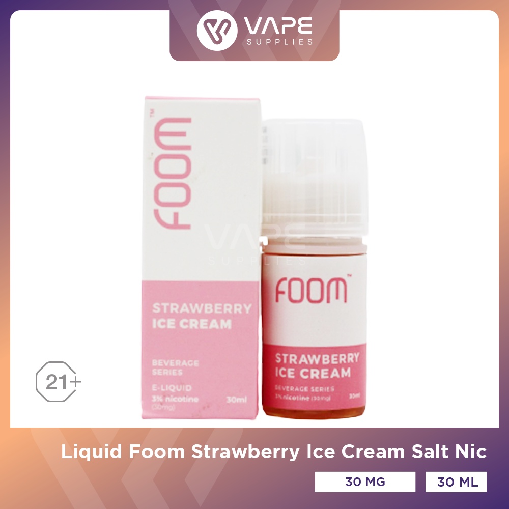 Jual Liquid Foom Strawberry Ice Cream Salt Nic 30ML Shopee Indonesia