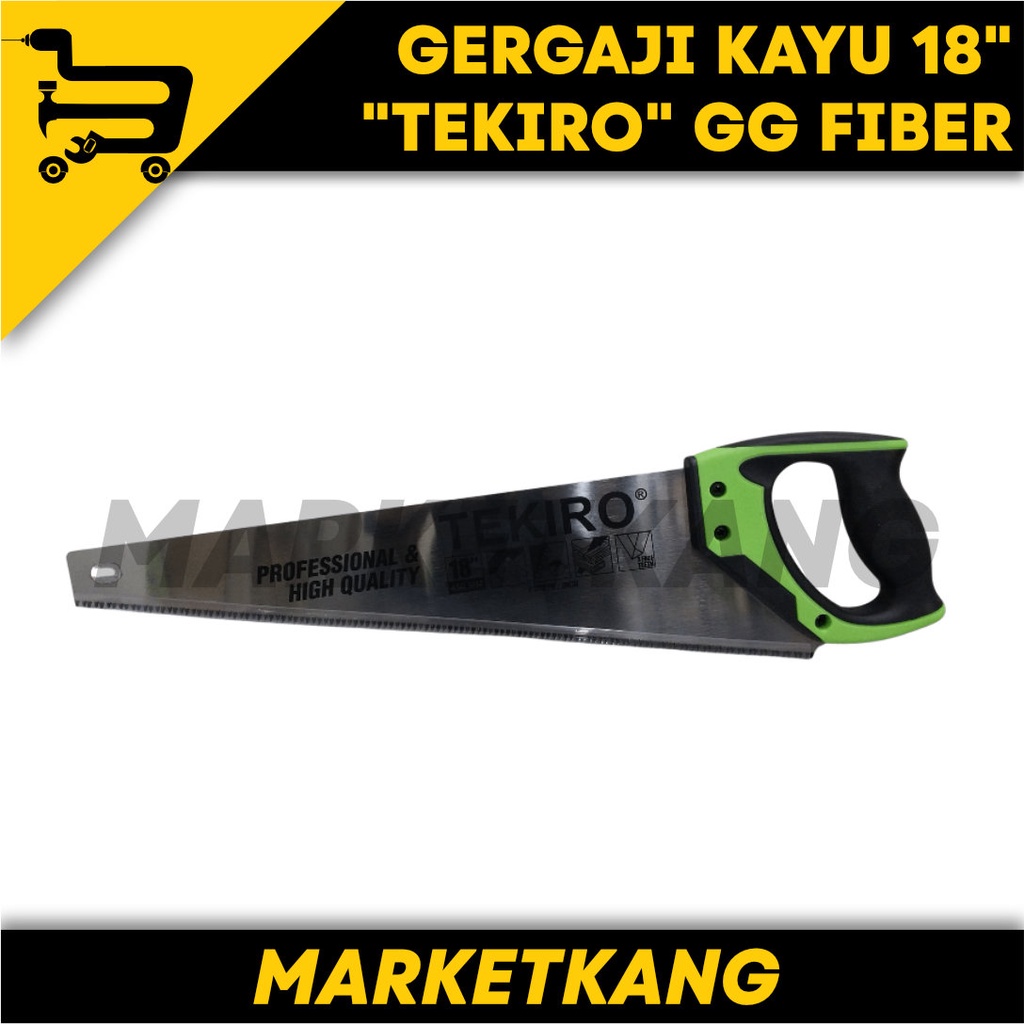 Jual GERGAJI KAYU 18 TEKIRO GG FIBER 2MATA 3MATA Shopee Indonesia