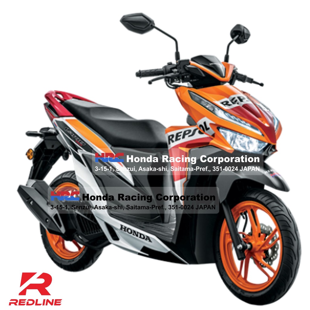 Jual Stiker Hrc Honda Racing Corporation Stiker Motor Shopee Indonesia