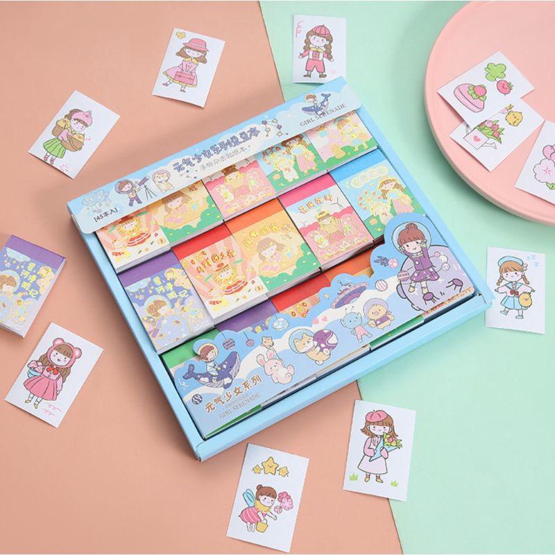 Jual 24LEMBAR STICKER BUKU MINI KECIL ISI 24LEMBAR KARAKTER LUCU