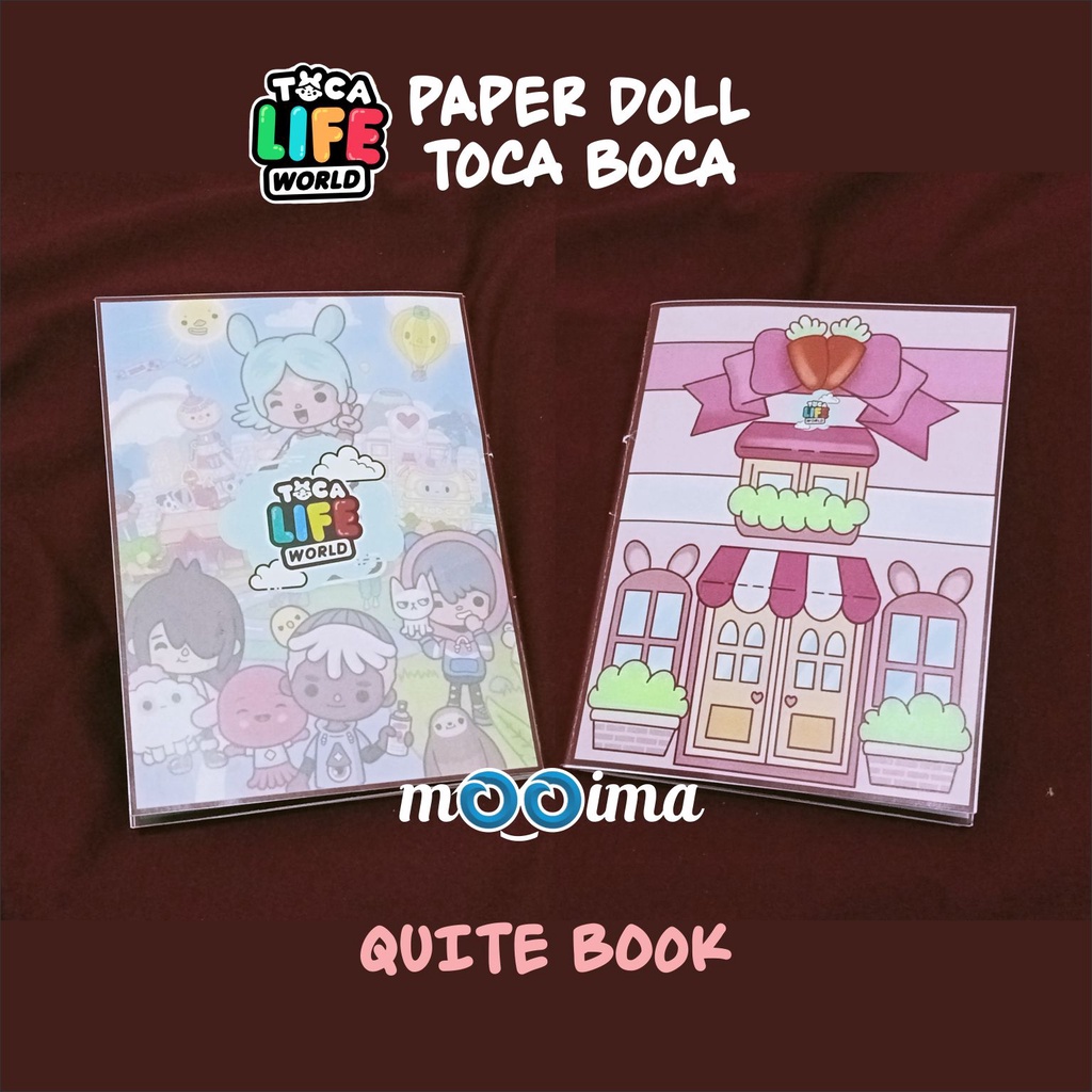 Jual Quiet Book Toca Boca Paper Doll Toka Boka Mainan Bepe Bpan