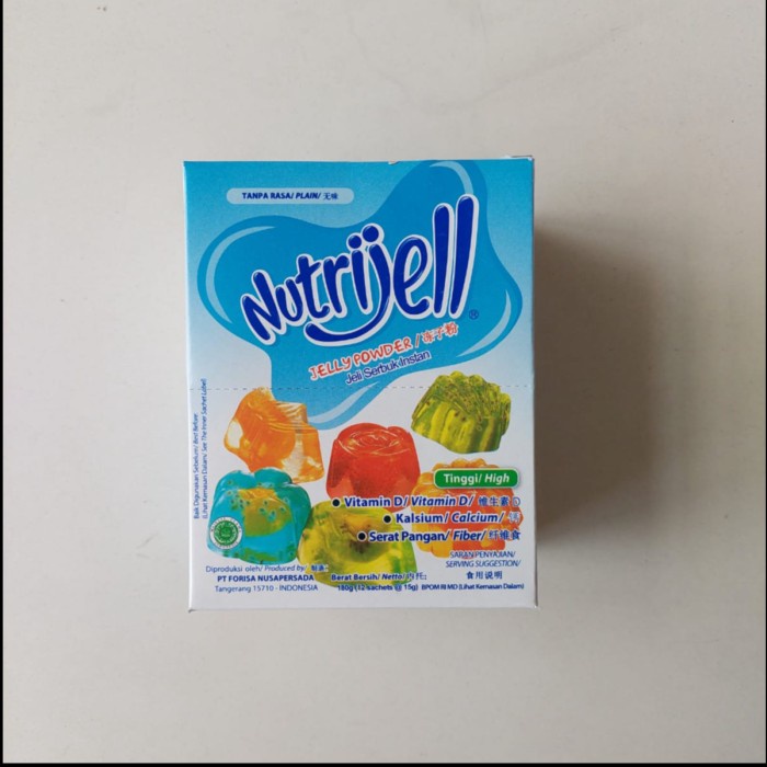 Jual Nutrijell Jelly Powder Plain Sachet X Gr Shopee Indonesia