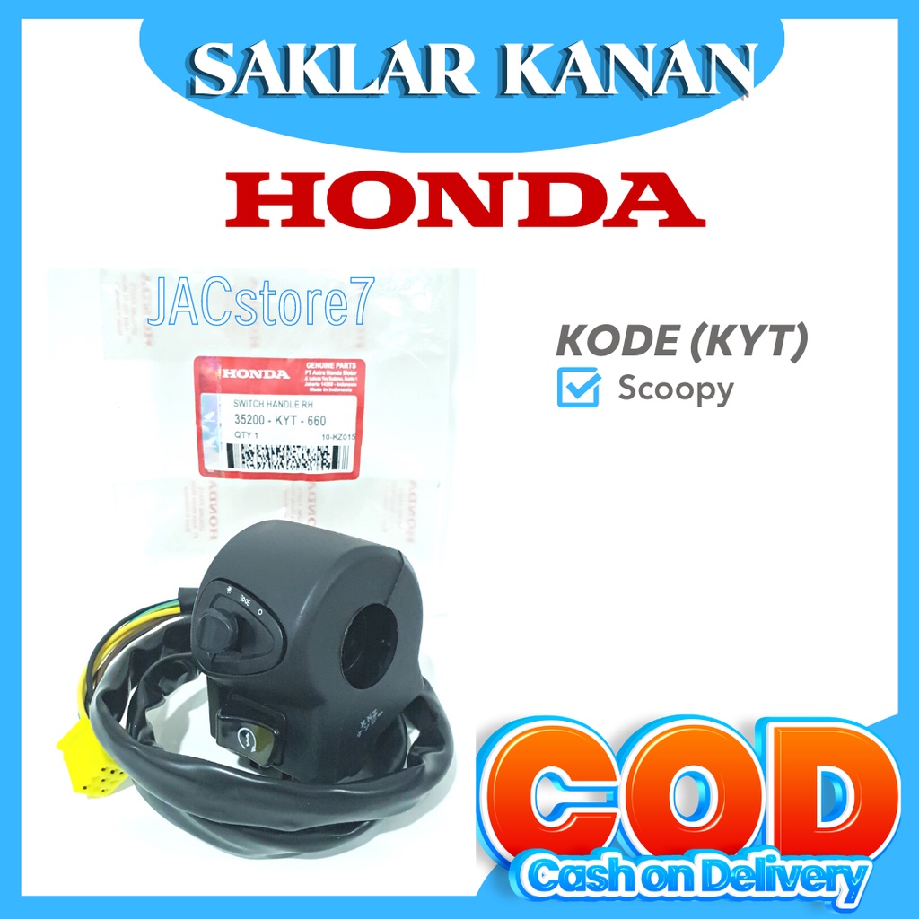 Jual SAKLAR KANAN KYT STARTER STATER START HOLDER HANDLE SWITCH HONDA