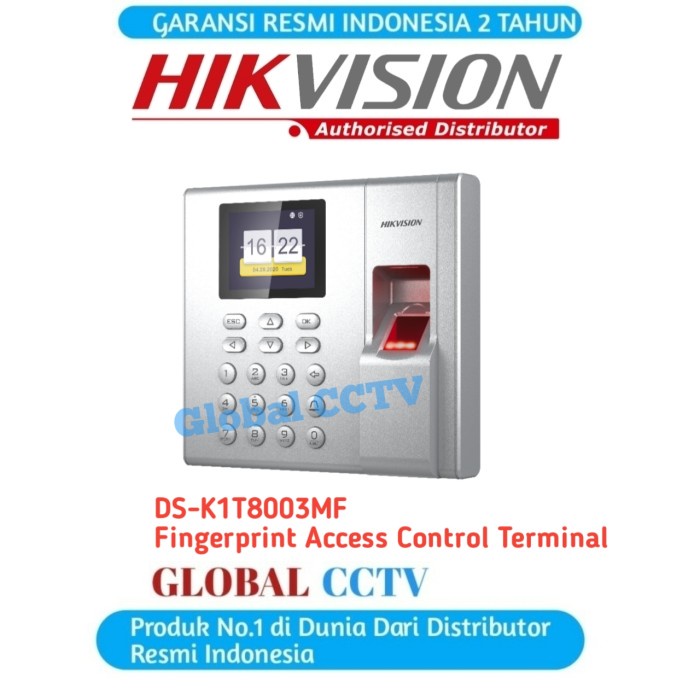 Jual Hikvision Ds K T Mf Fingerprint Access Control Shopee Indonesia