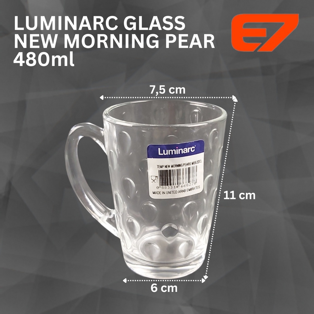 Jual Luminarc Gelas Kaca New Morning Pear Gelas Mug Kaca Beling Ml