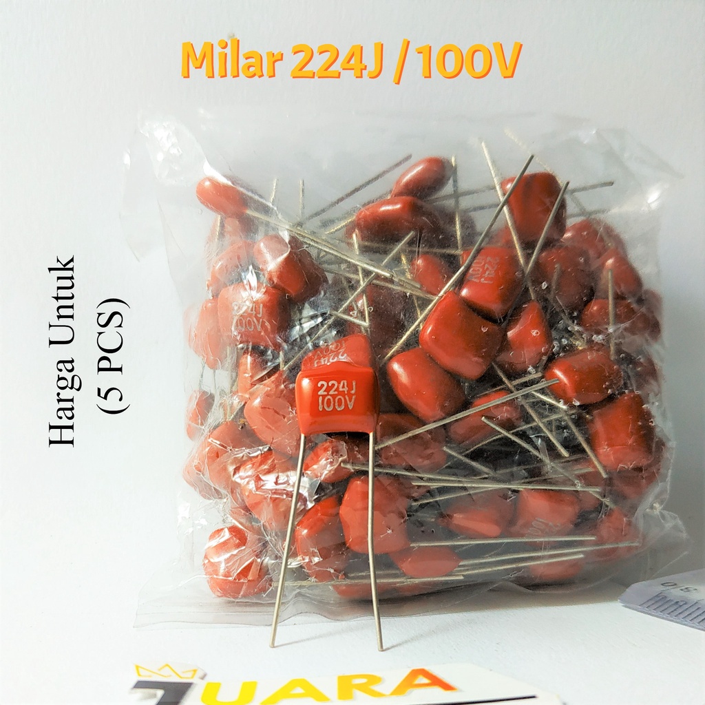 Jual Pcs Capasitor Milar J V Kapasitor Milar J