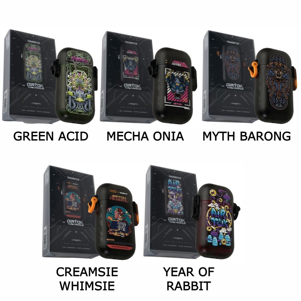 Jual Pod Vape Vapor Hannya Airtok Black Series Mah W By