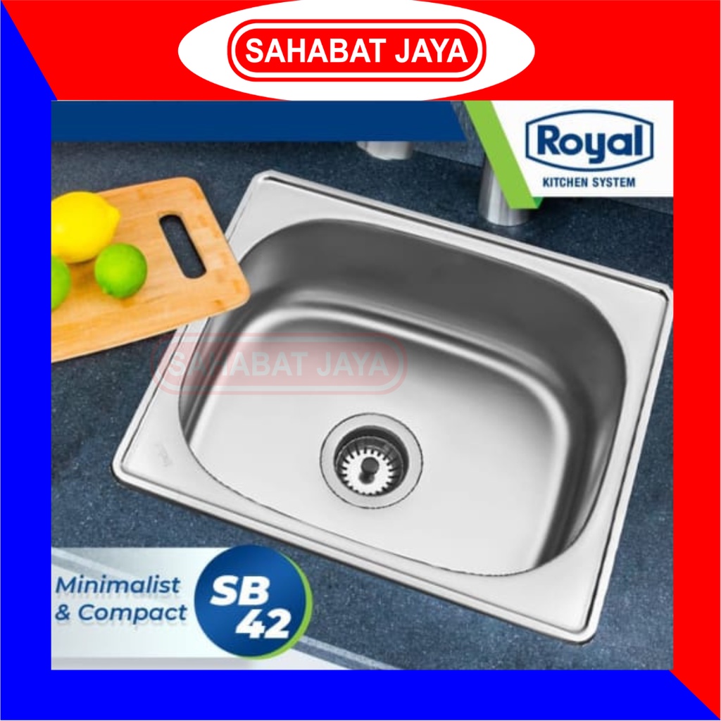 Jual ROYAL KITCHEN SINK SB 42 BAK CUCI PIRING MINIMALIS SET Shopee