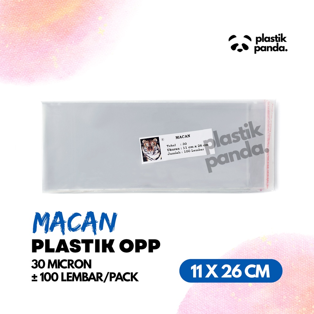 Jual Plastik Opp Macan X Tebal Micron Perekat Lem Plastik