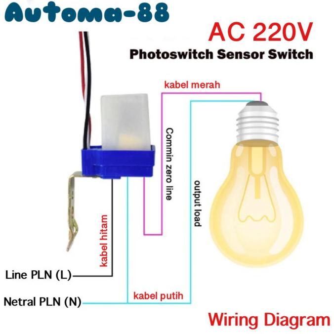 Jual Photocell As A Bukan A Ac V Photo Cell Fotosel Foto