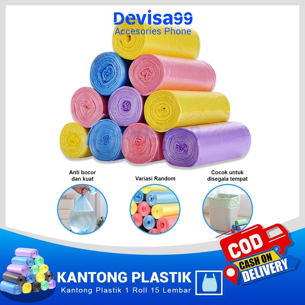 Jual Kantong Plastik Sampah Jumbo Pack Isi Roll Pcs Plastik