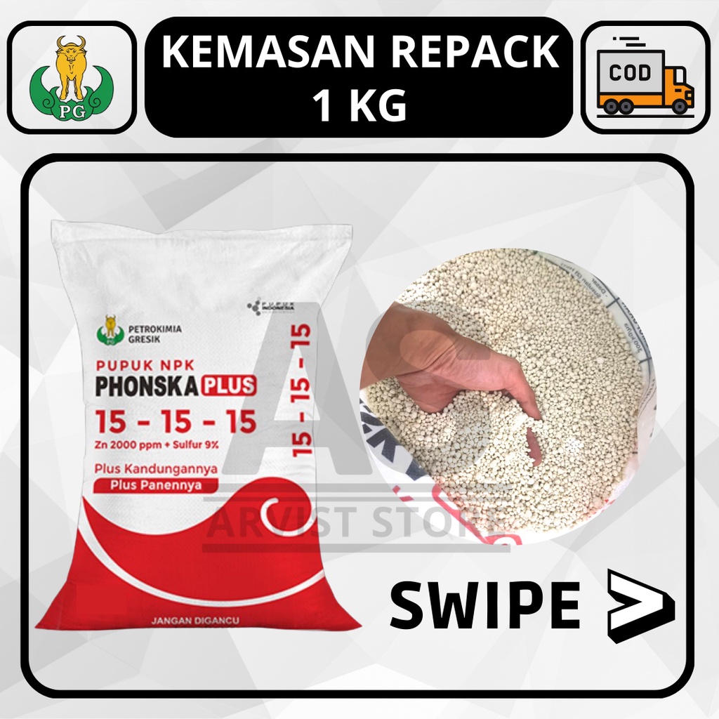 Jual Pupuk Npk Phonska Plus Kemasan Repack Gram Kg