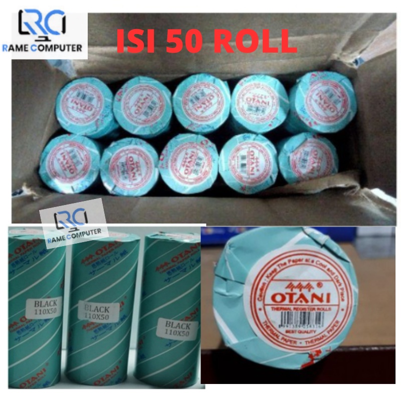 Jual Roll Otani Thermal Paper X Mm X Mm Kertas Struk