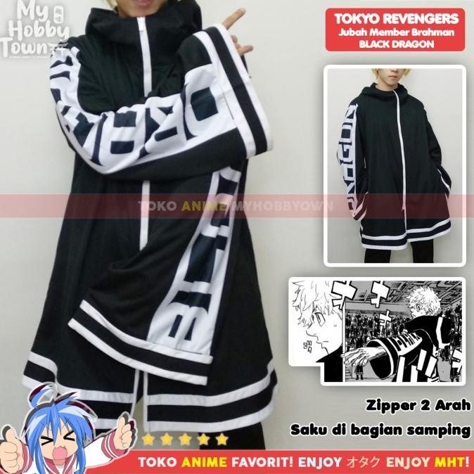 Jual Promo Jaket Jubah Brahman Anime Tokyo Revengers Member Takemichi