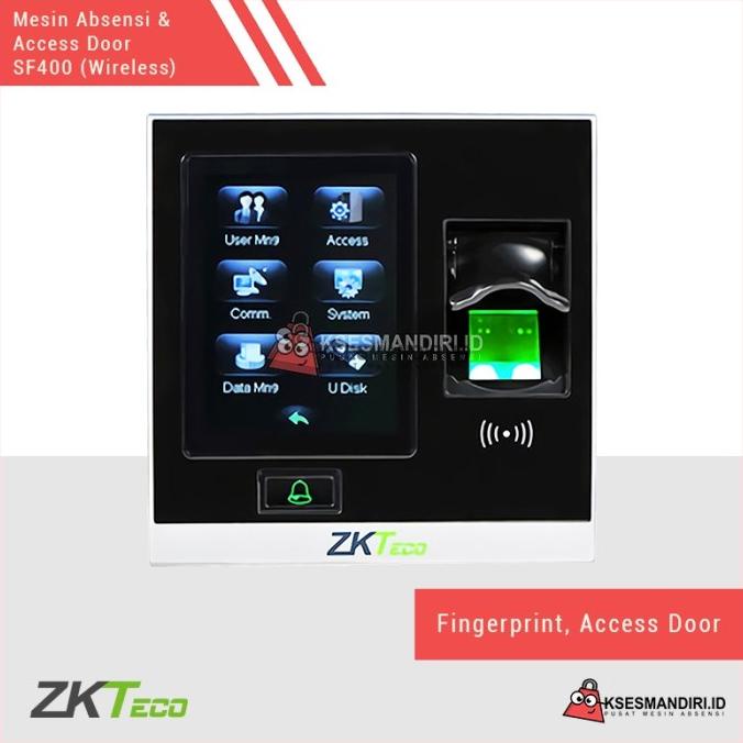 Jual Mesin Absensi Fingerprint Zkteco Sf400 Bisa Kartu Shopee Indonesia