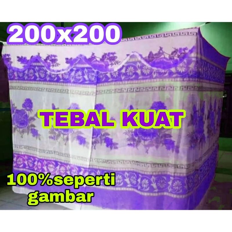 Jual Kelambu Nyamuk Motif Bunga Ukuran Jumbo X Shopee Indonesia