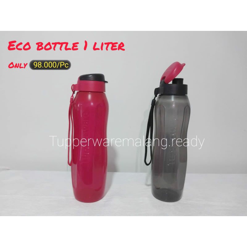 Jual PROMO TUPPERWARE ECO BOTTLE 1LITER BOTOL MINUM HARGA PER PC