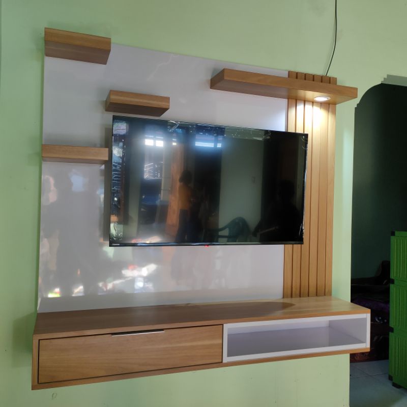 Jual Backdrop Tv Minimalis Hpl Shopee Indonesia