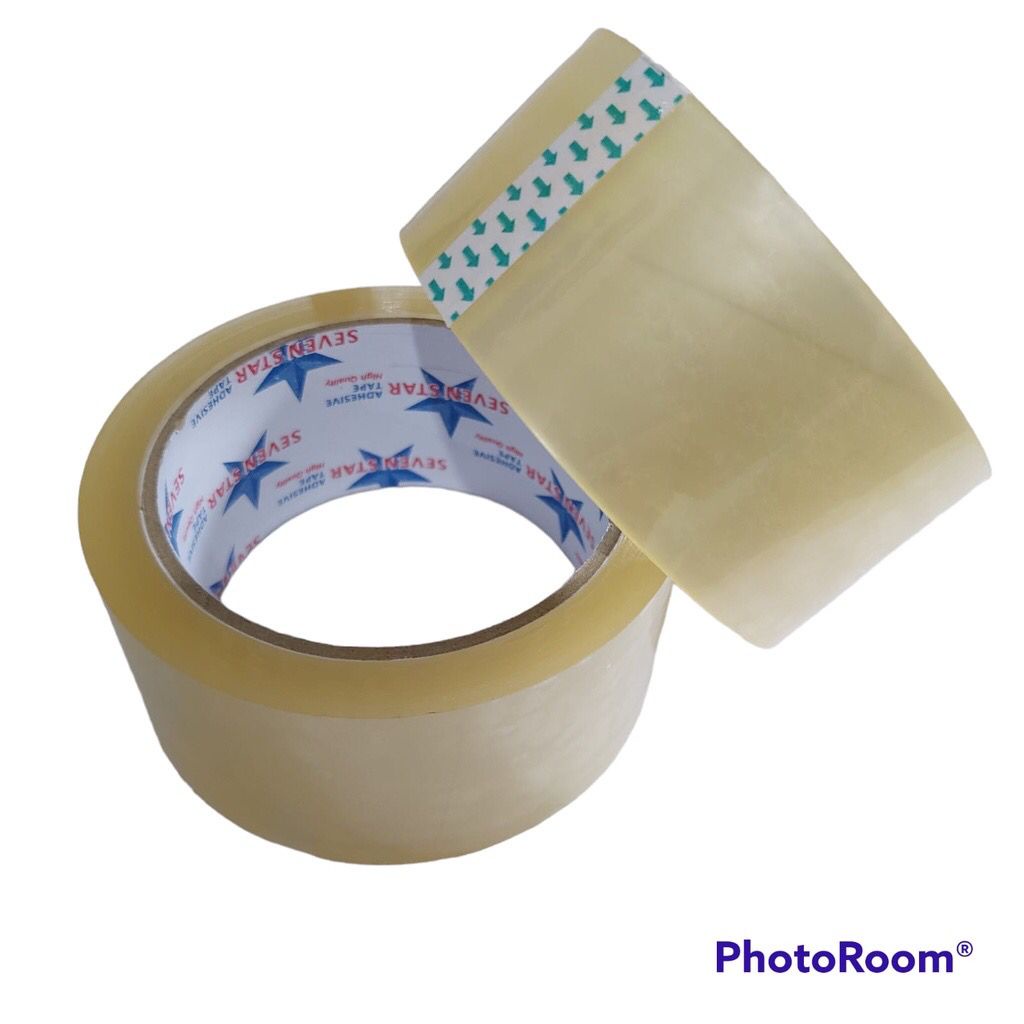 Jual Lakban Bening STAR Tape 4 6 Mm Panjang 100 Yard Isolasi Bening