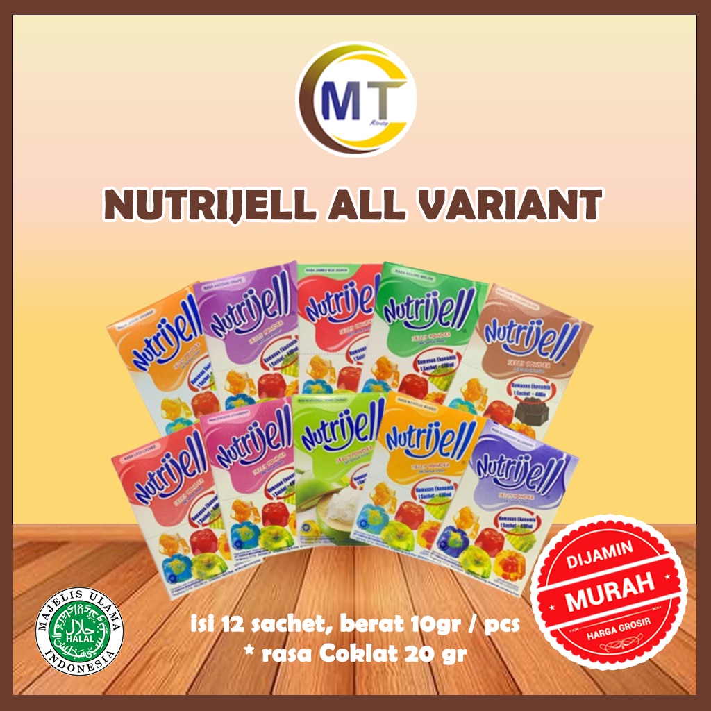 Jual Nutrijel Pcs Gram Jeli Puding Instan Halal Nutrijel Rasa