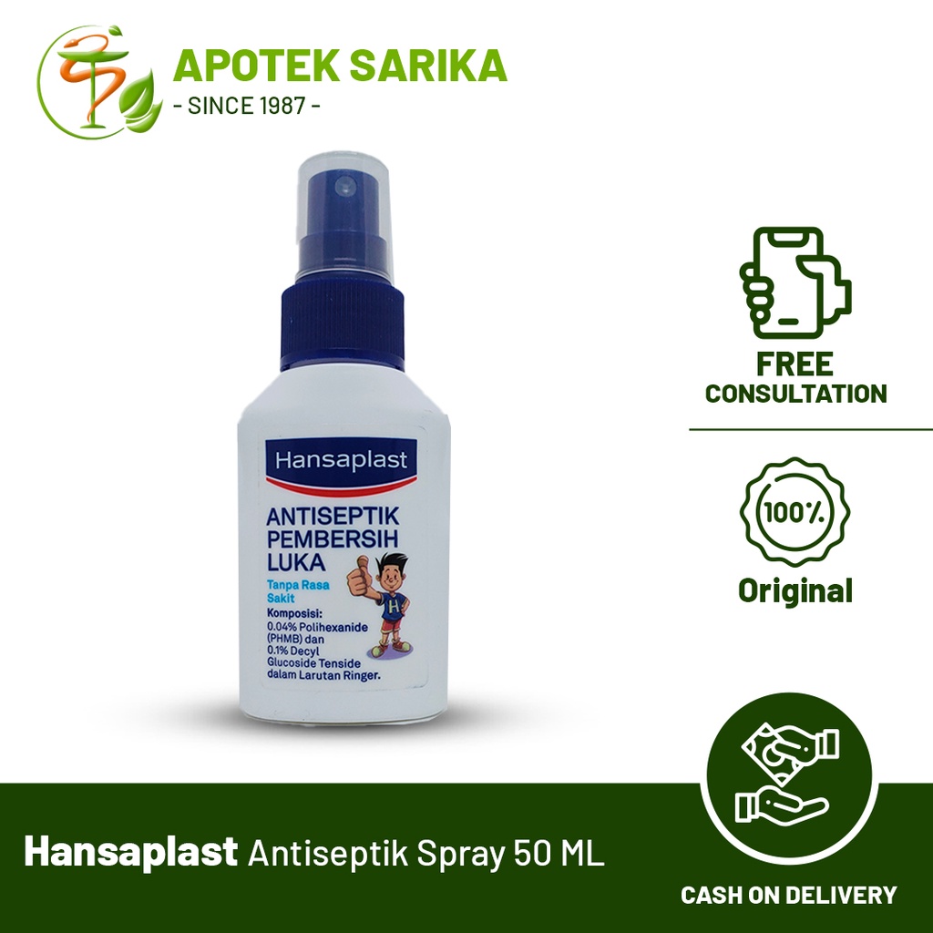 Jual Hansaplast Antiseptik Spray 40 Ml Antiseptik Untuk Luka