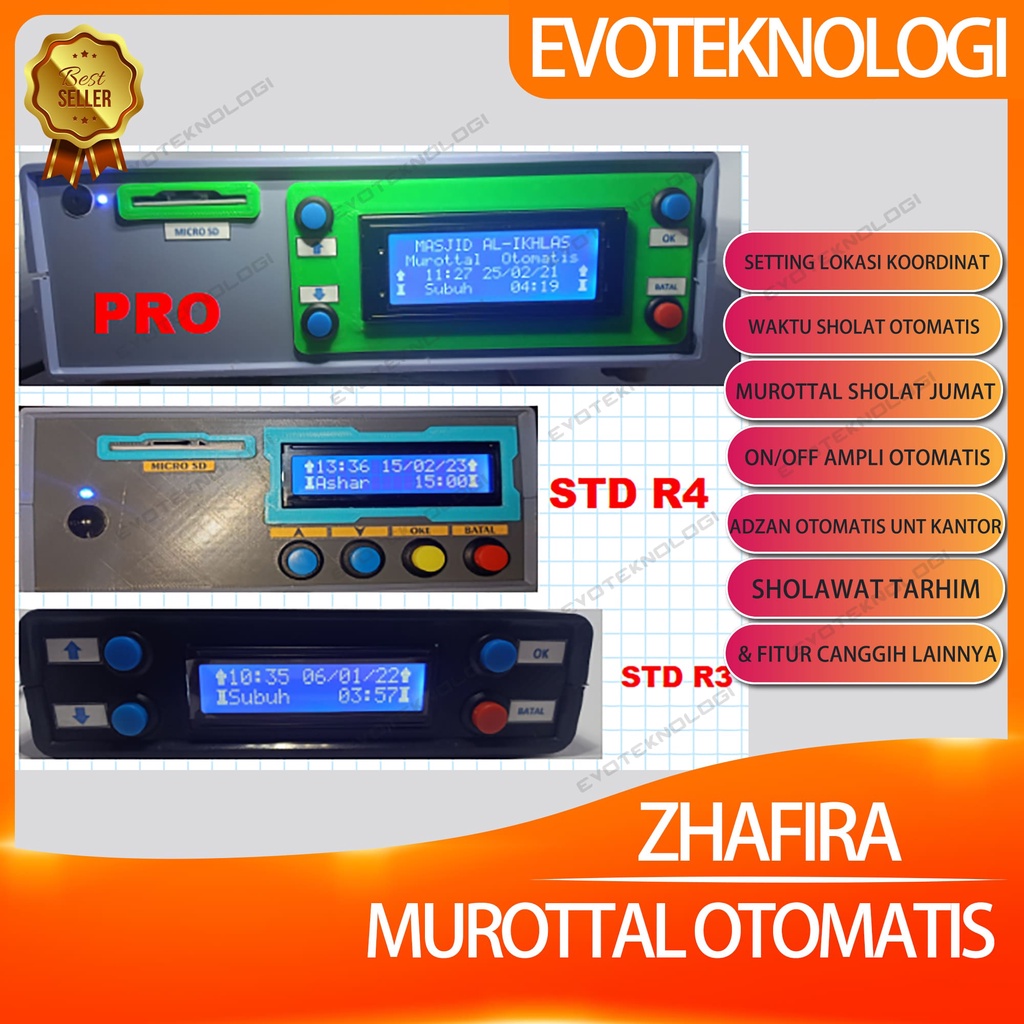 Jual Zhafira Murotal Alquran Otomatis Speaker Tartil Jws Tilawah