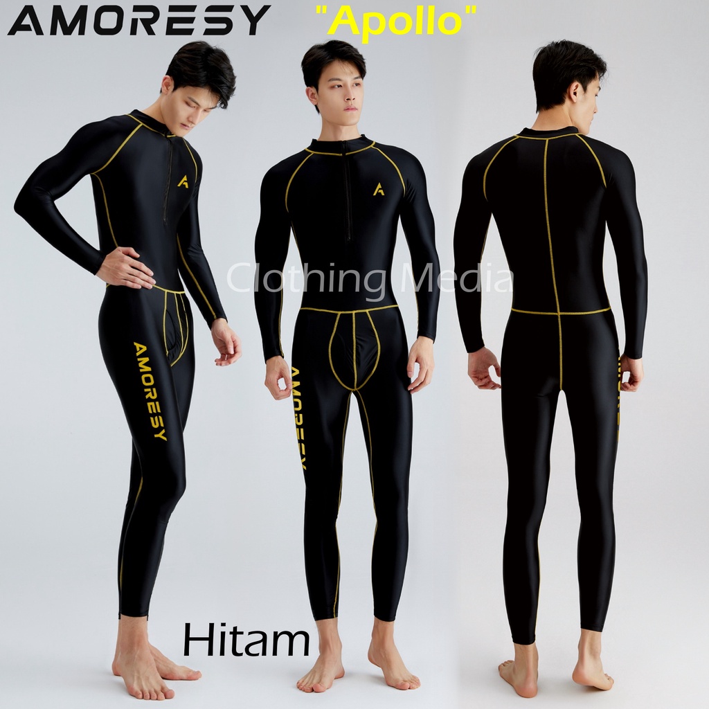 Jual AMORESY FOR MEN Bodysuit Full Silky Pria Catsuit Halus Zentai