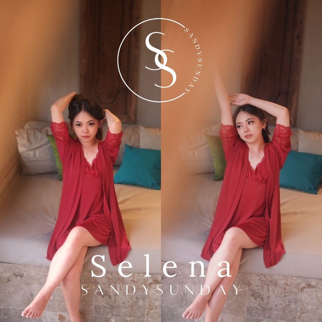 Jual Lingerie Set Dress Kimono Celana Dalam Wanita Sexy Premium