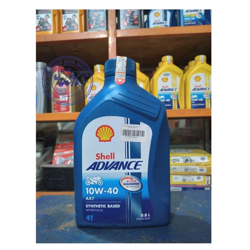 Jual OLI MESIN SHELL ADVANCE AX7 10W 40 800ML BIRU Shopee Indonesia