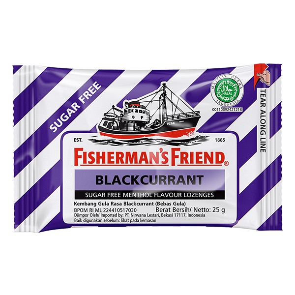 Jual Fishermans Friend Sugar Free Blackcurrant Gr Permen Shopee