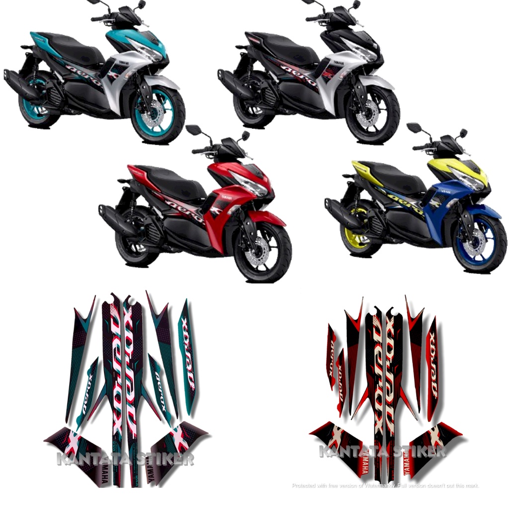 Jual Stiker Striping Lis Les Body Motor Yamaha Aerox Vva