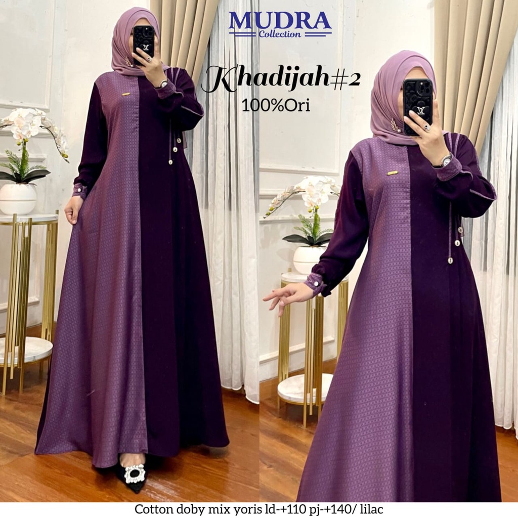 Jual GAMIS TERBARU KHADIJAH HALWA MAXY DRESS WANITA MUSLIMAH PREMIUM