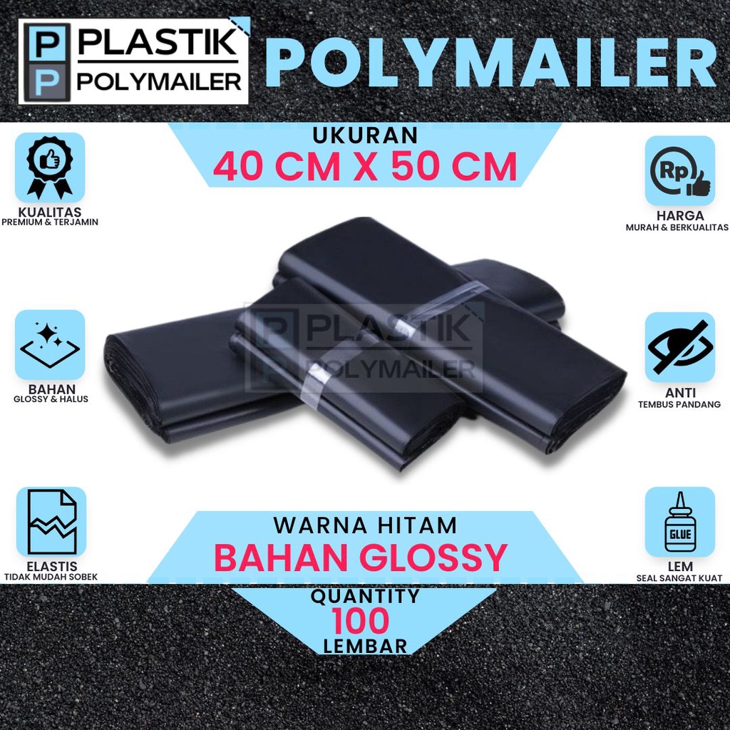 Jual Plastik Polymailer Glossy X Isi Pcs Bahan Glossy Harga