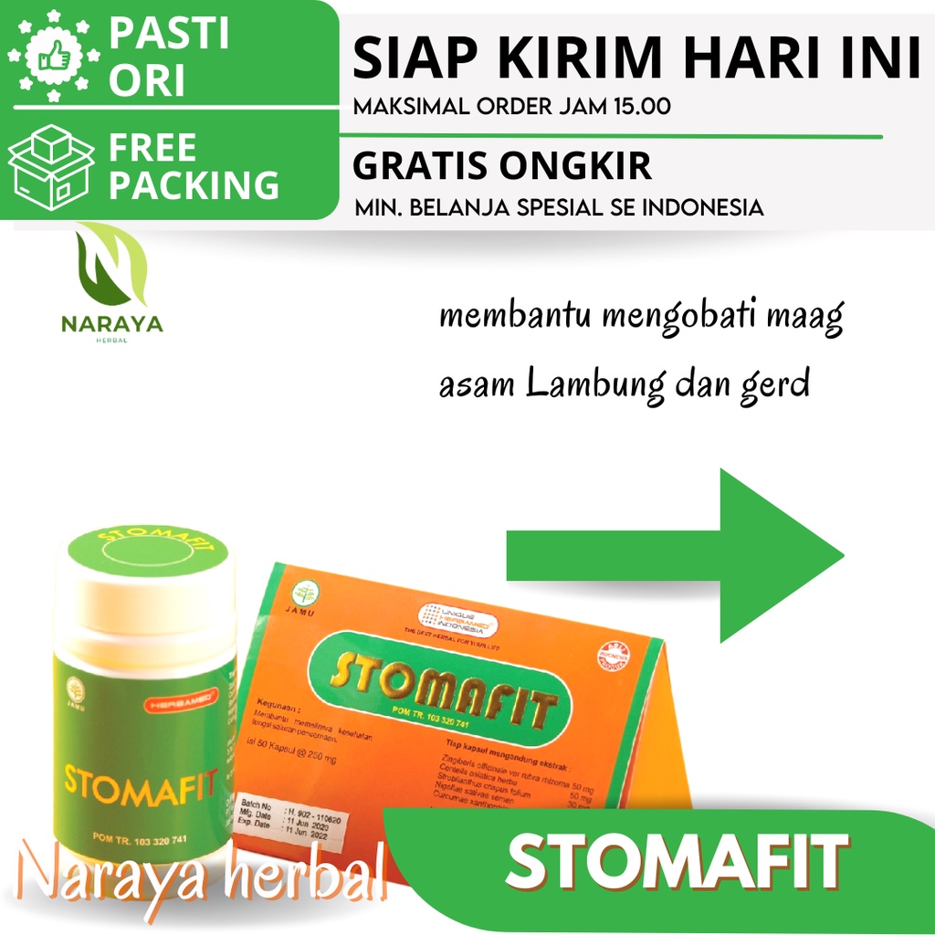 Jual Stomafit Herbamed Obat Maag Kronis Sakit Asam Lambung Gerd Anxiety