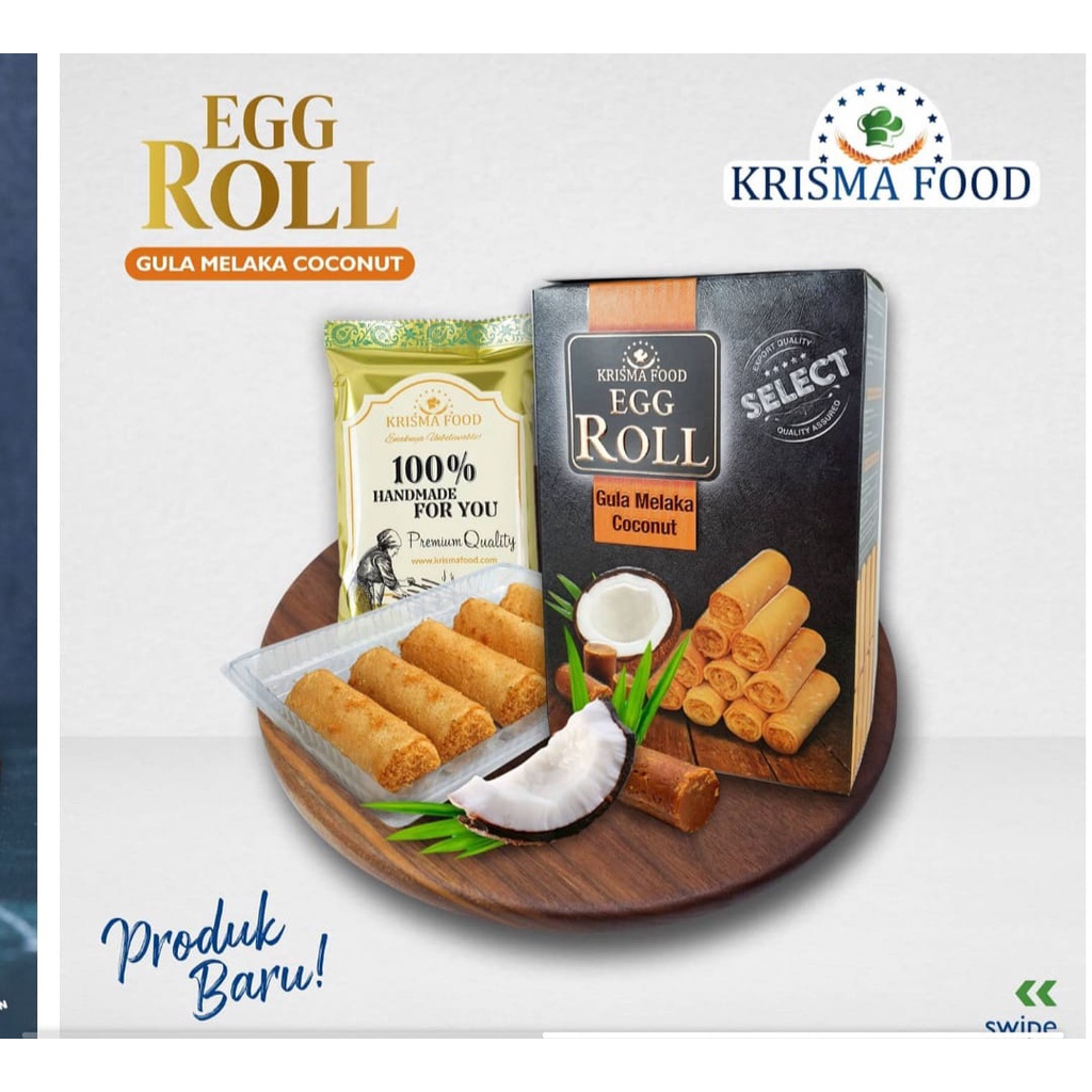 Jual Krisma Food Egg Roll Kemasan Dus Shopee Indonesia