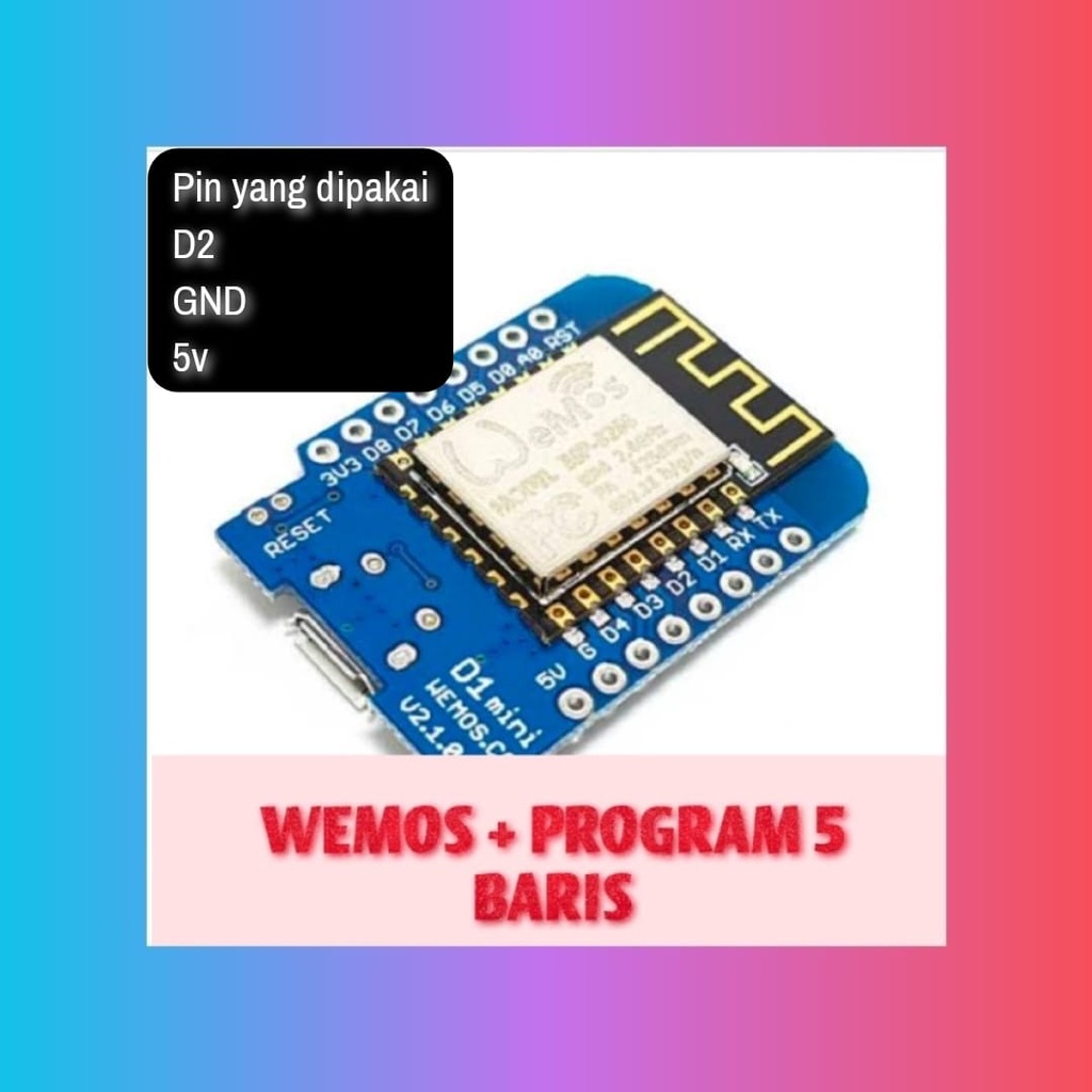 Jual Wemos Program Strobo Teks Wifi Baris Versi Zigzag Shopee