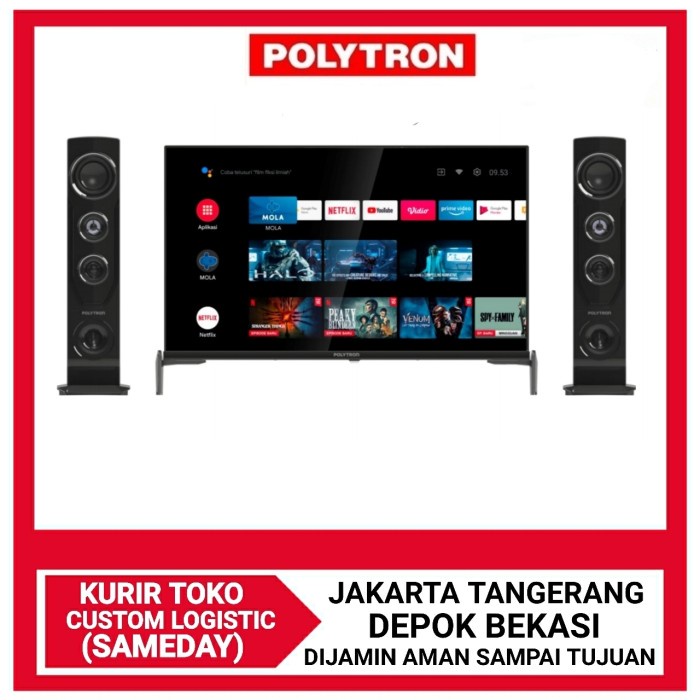 Jual Polytron Led Smart Tv Inch Pld Tag Android Tower Speaker