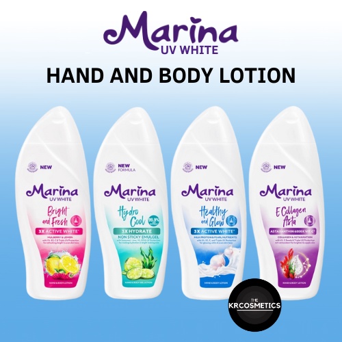 Jual Marina Hand Body Lotion Uv White Ml Shopee Indonesia