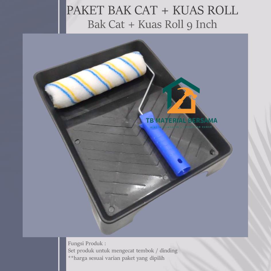 Jual Hamster Paket Bak Cat Kuas Roll Paten Inch Bak Cat Tembok