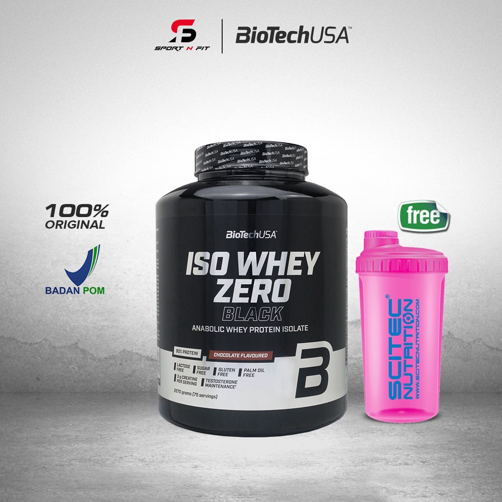 Jual Biotech Isowhey Zero Black 2270gr Shopee Indonesia